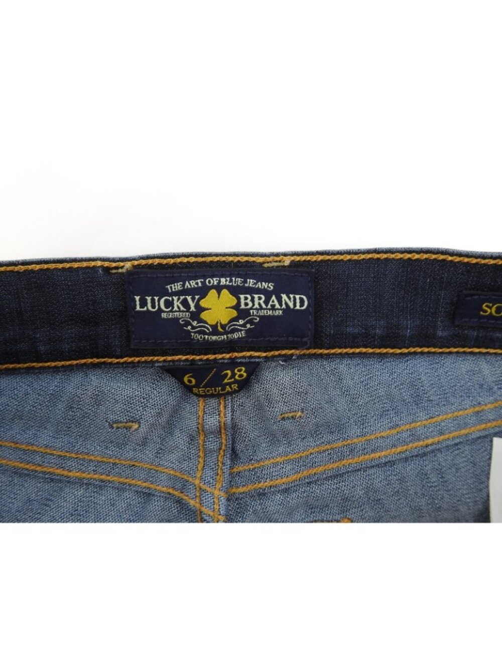 Lucky Brand Sofia Skinny Dark Wash Jeans Womens Size 6 28 Stretch Denim - Picture 4 of 7
